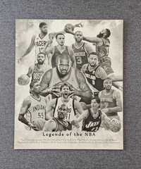 Grawerowany plakat "Legends of the NBA" nr 1
