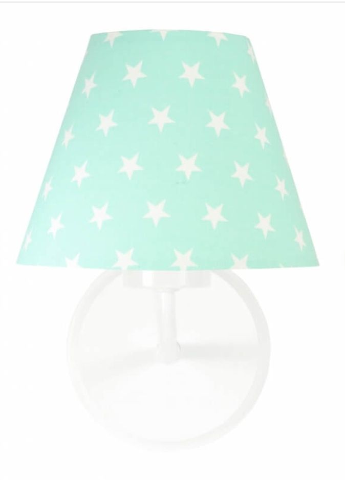 Lampa wisząca Pink&Mint Stars + 3 kinkiety (komplet)