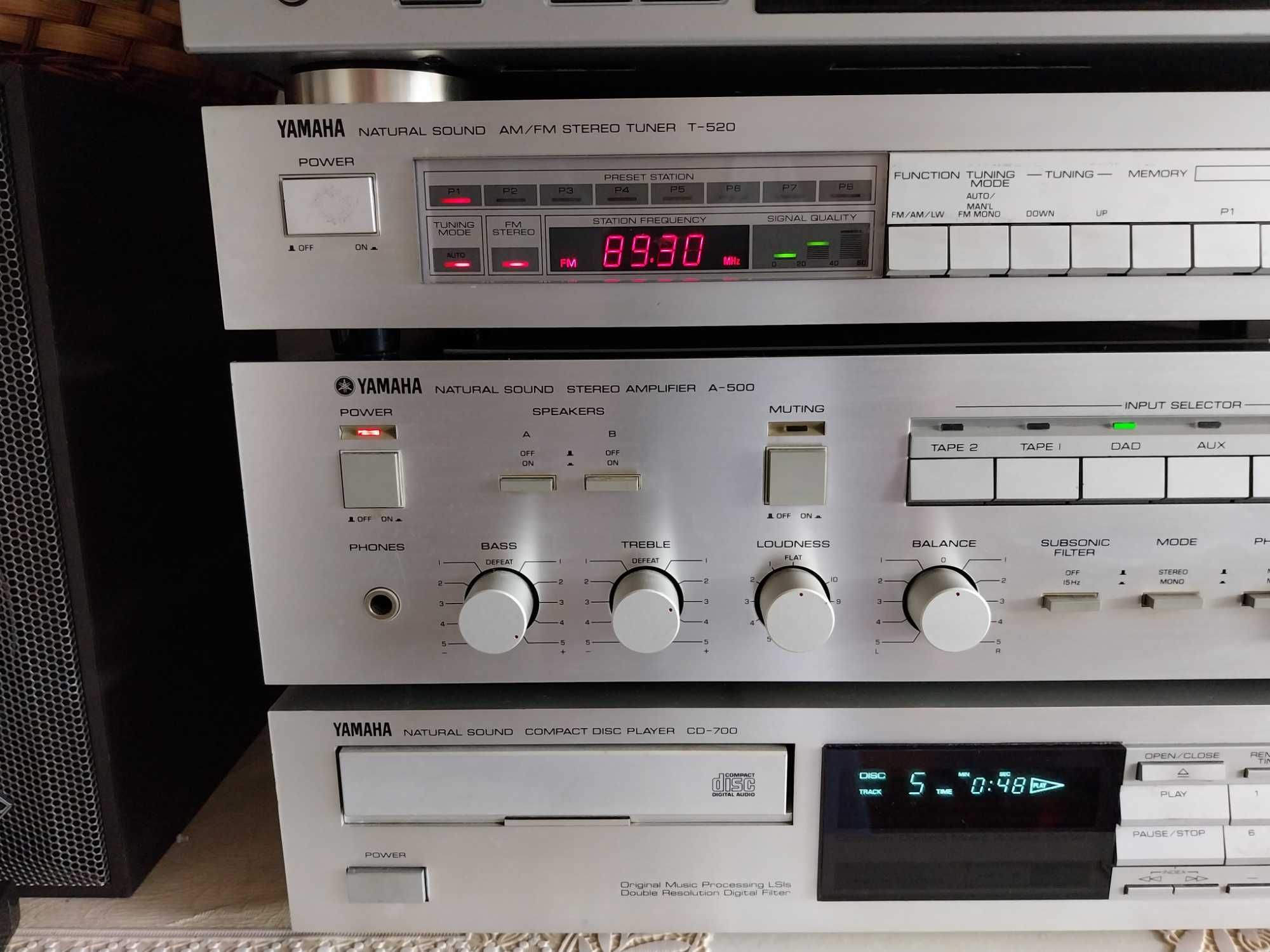 Wzmacniacz Yamaha A 500 natural sound