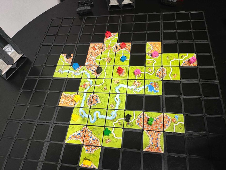 Carcassonne, Karak i inne - Siatka / Grid do kafelków gry planszowej