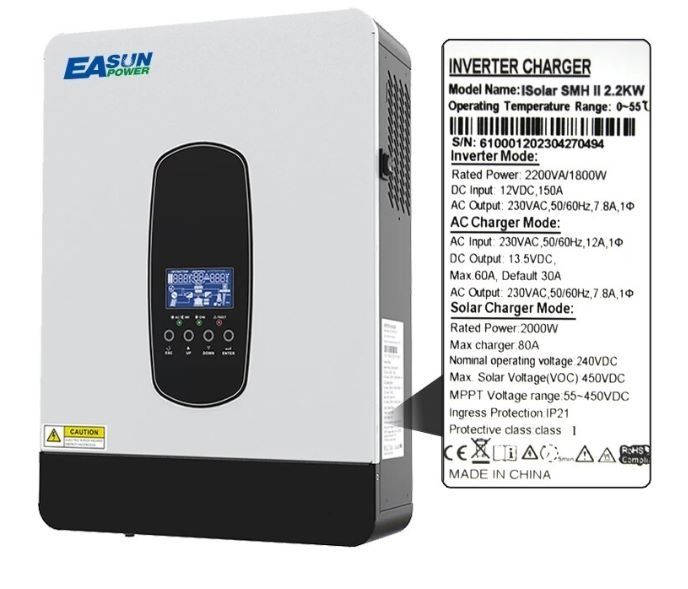 Гібридний інвертор, моделі 1.8kW, 3.8kW, 4.2kW, 6.2kW