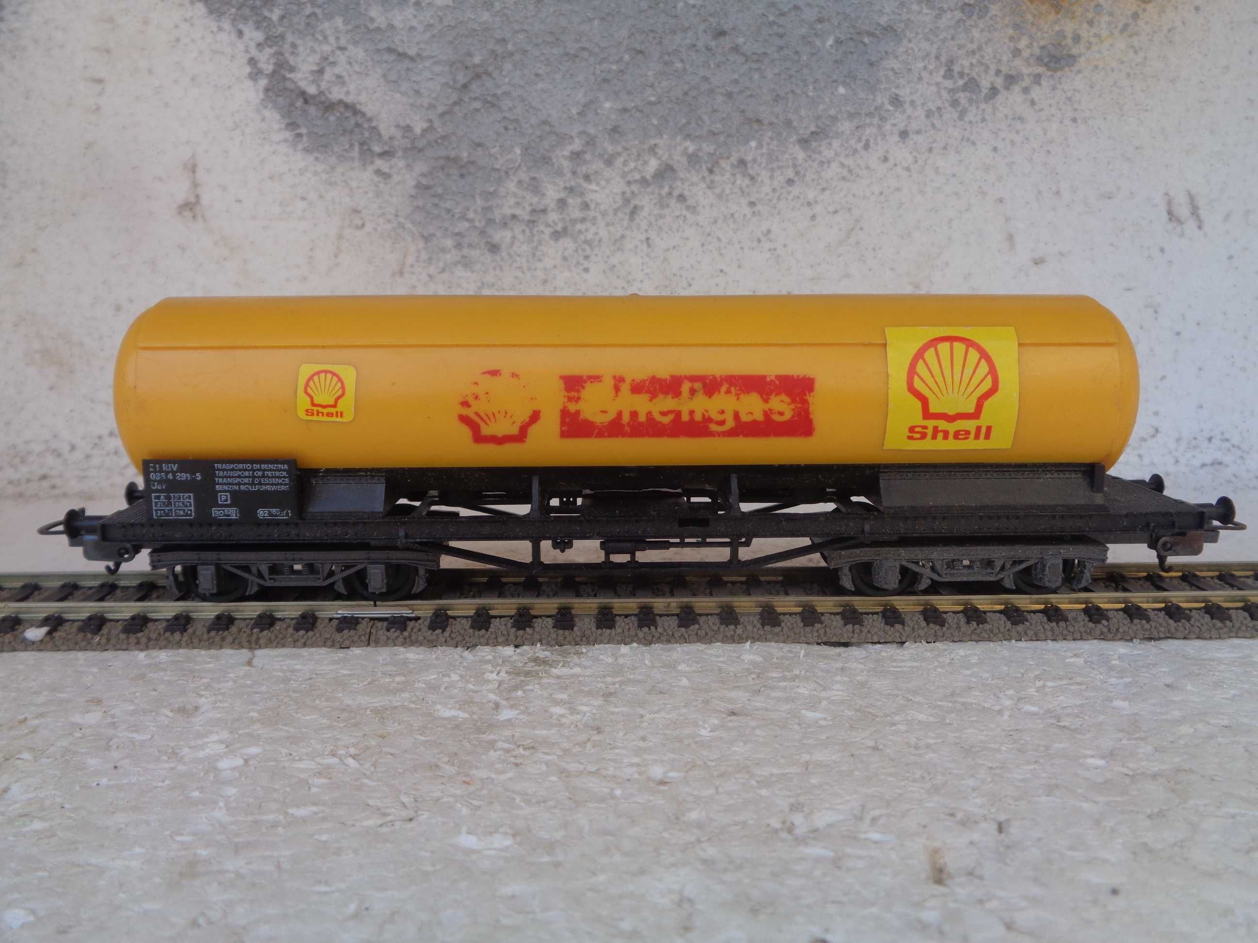 1:87 LIMA Cisterna Shellgas carruagem mercadorias comboio