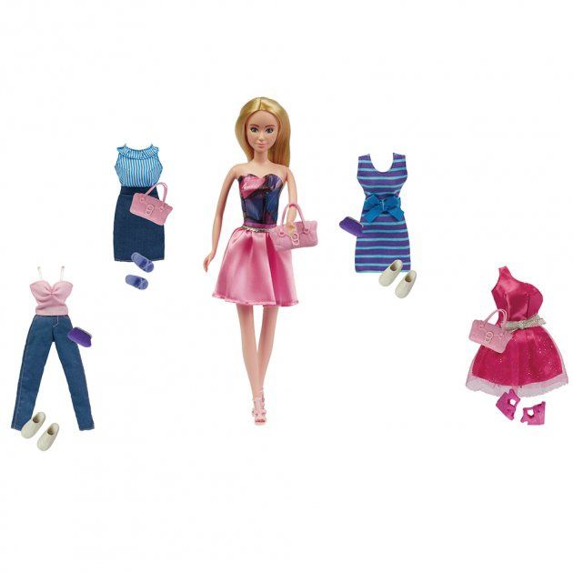 Кукла с набором одежды и аксессуарами.