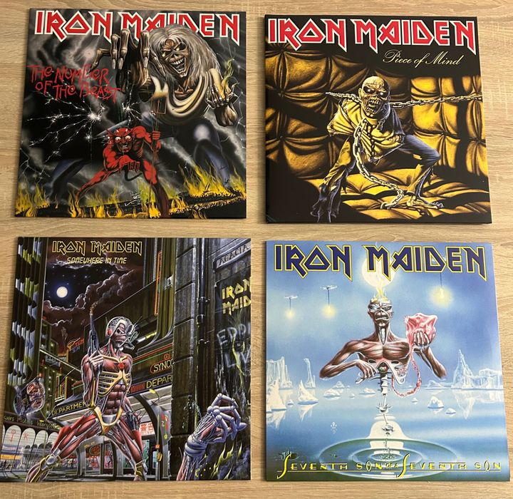 Iron Maiden zestaw 4 winyli remastered