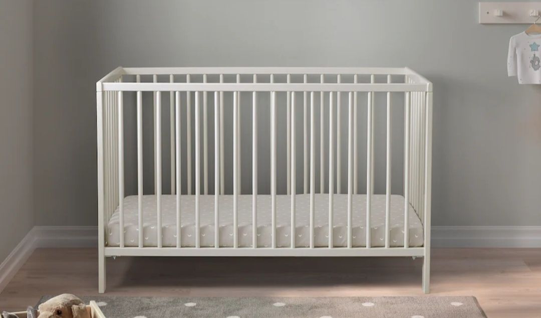 Łóżeczko łóżko dziecięce Ikea gulliver białe 60x120cm