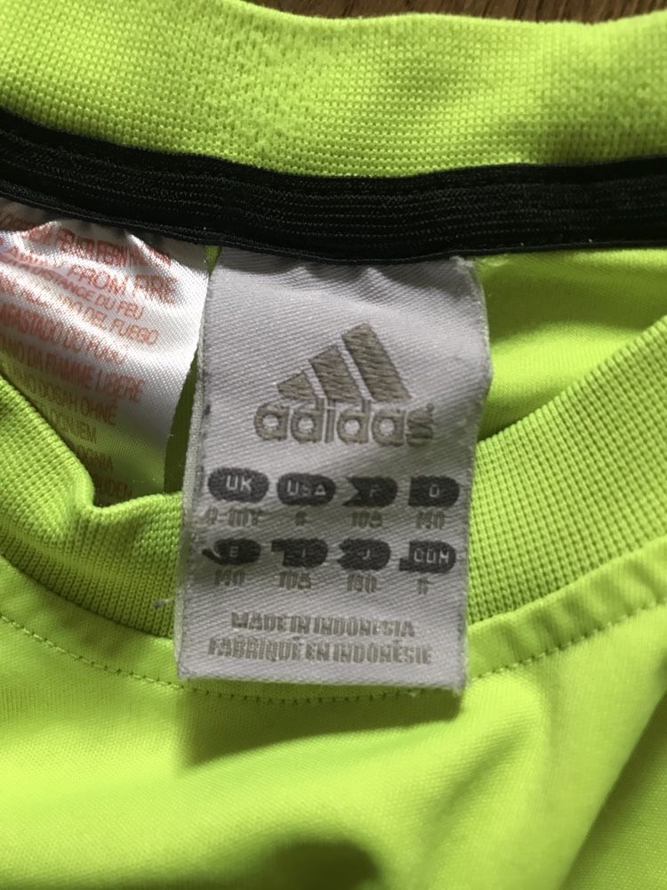 Koszulka tshirt adidas 140 żółta