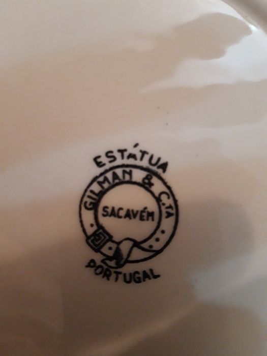 Prato decorativo Sacavem coleção Estatua