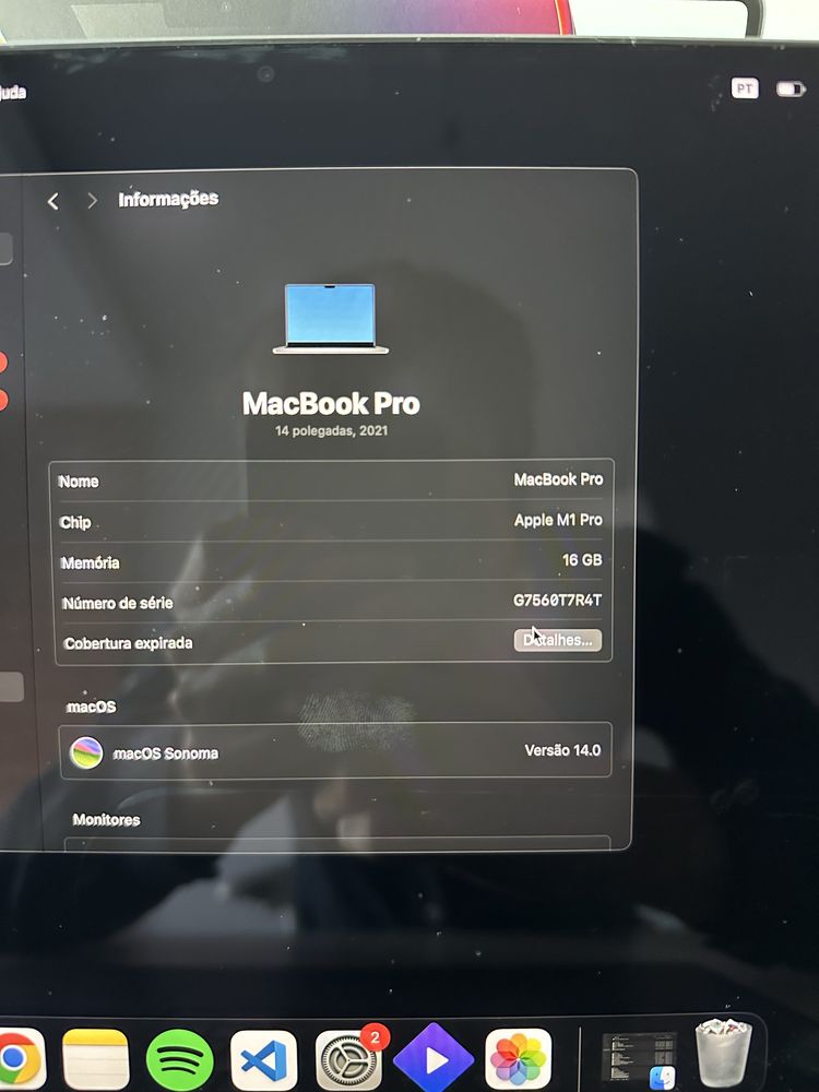 Macbook pro 14” m1 pro
