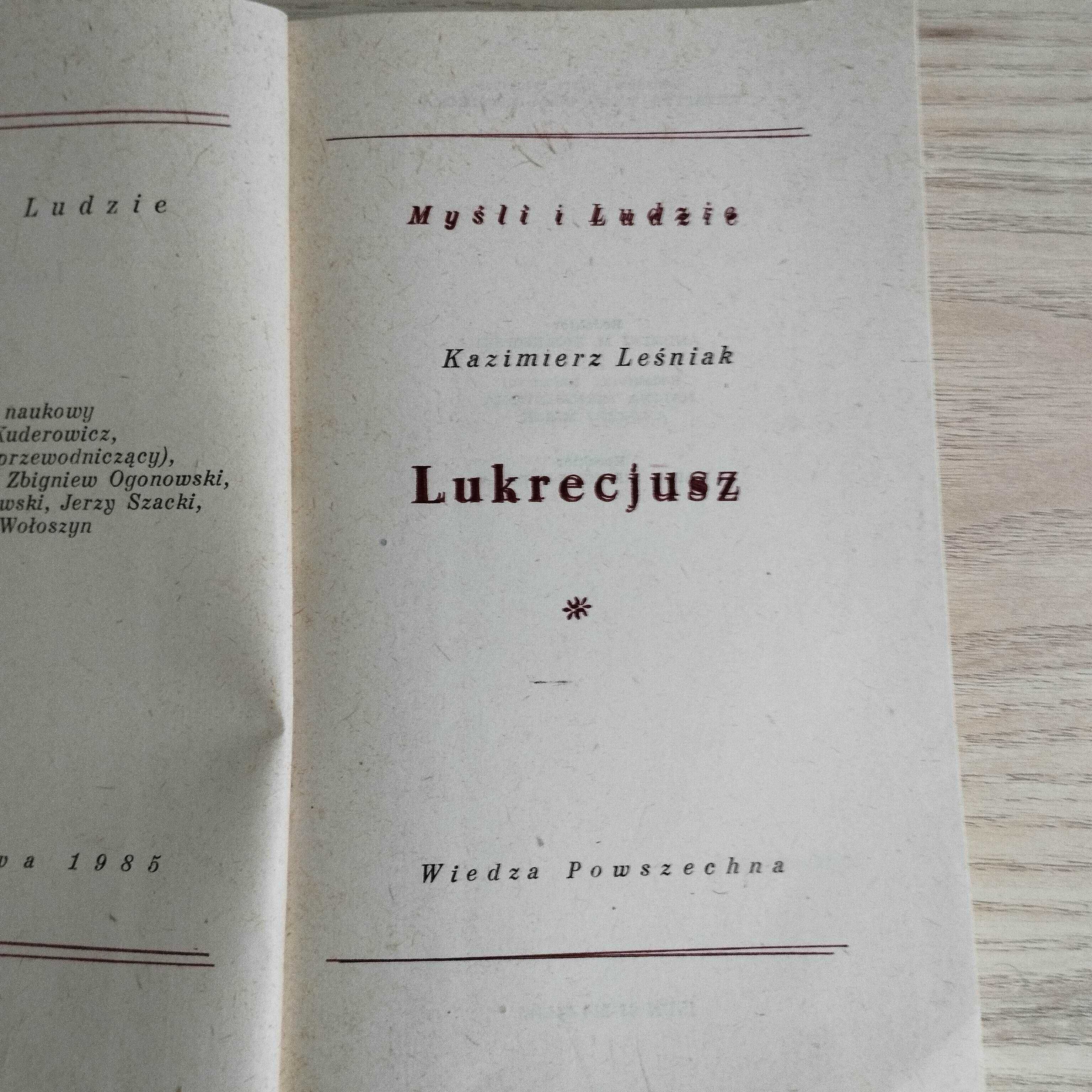 Lukrecjusz Kazimierz Leśniak 1985