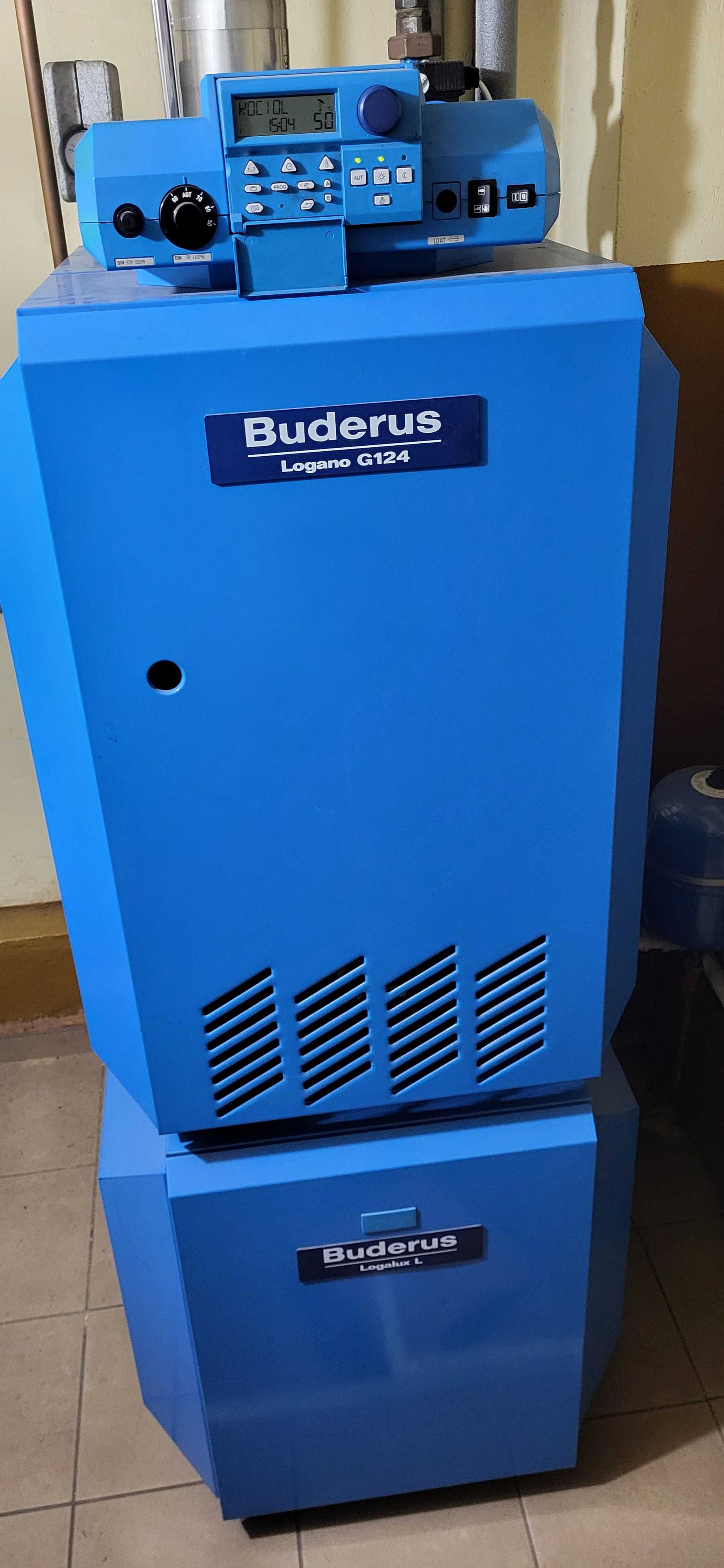 Buderus Logano G124 wraz z całym osprzętem