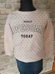 Bluza w czarne kropki atut 128 cm