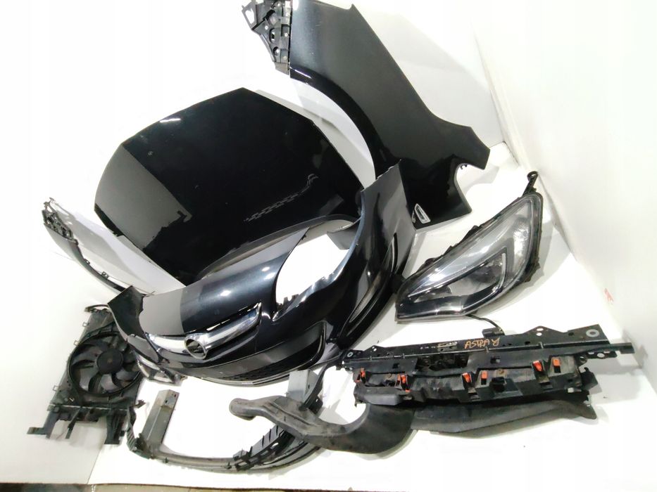 opel astra j iv lift przód zestaw maska lampy zderzak ładny