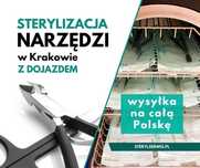 Sterylizacja narzędzi z DOJAZDEM w Krakowie! WYSYŁKA na całą Polskę!