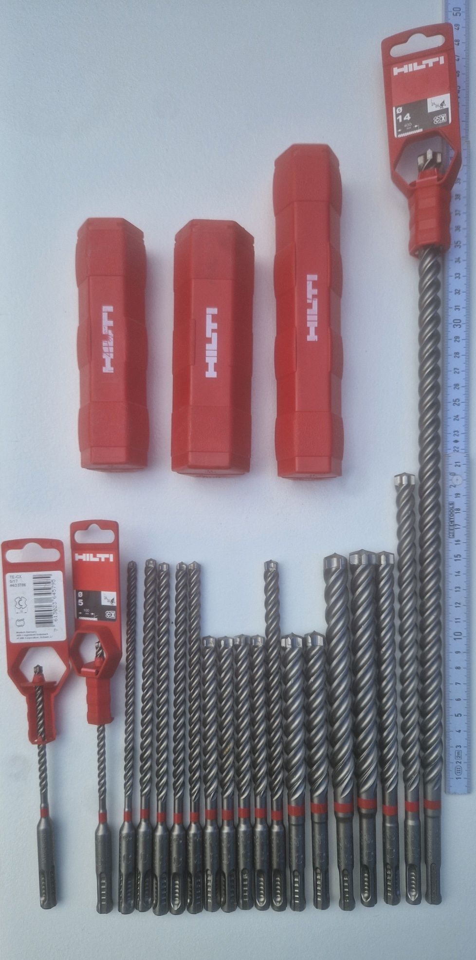 Wiertło hilti fi 14 długość robocza 40cm sds plus TE-CX