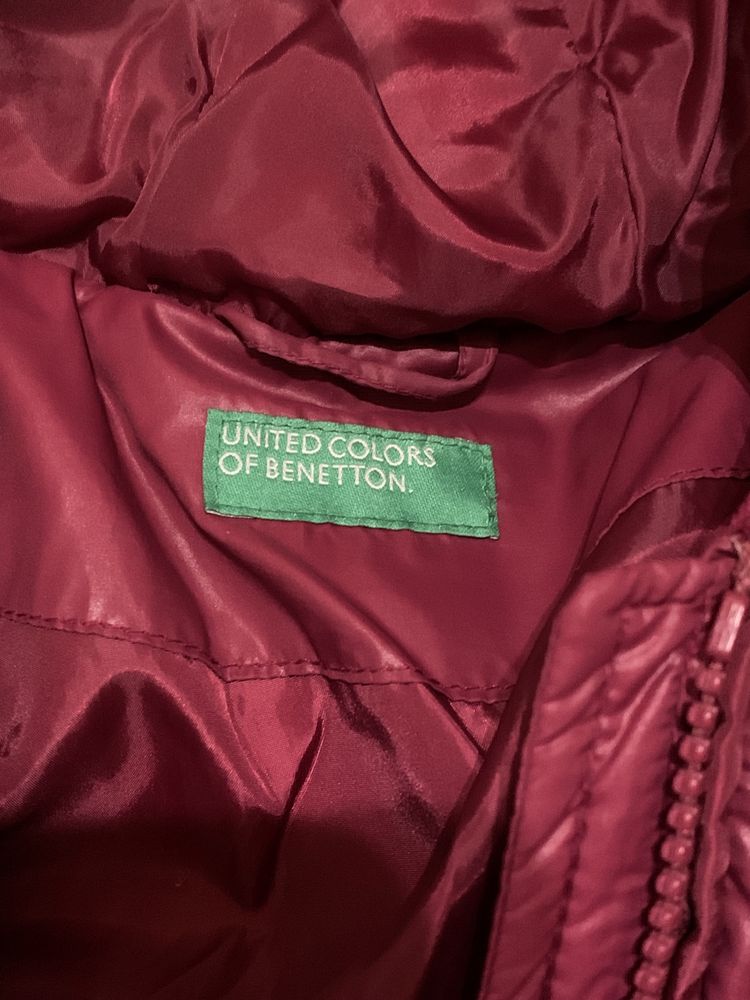 Теплая подростковая куртка united colors of Benetton
