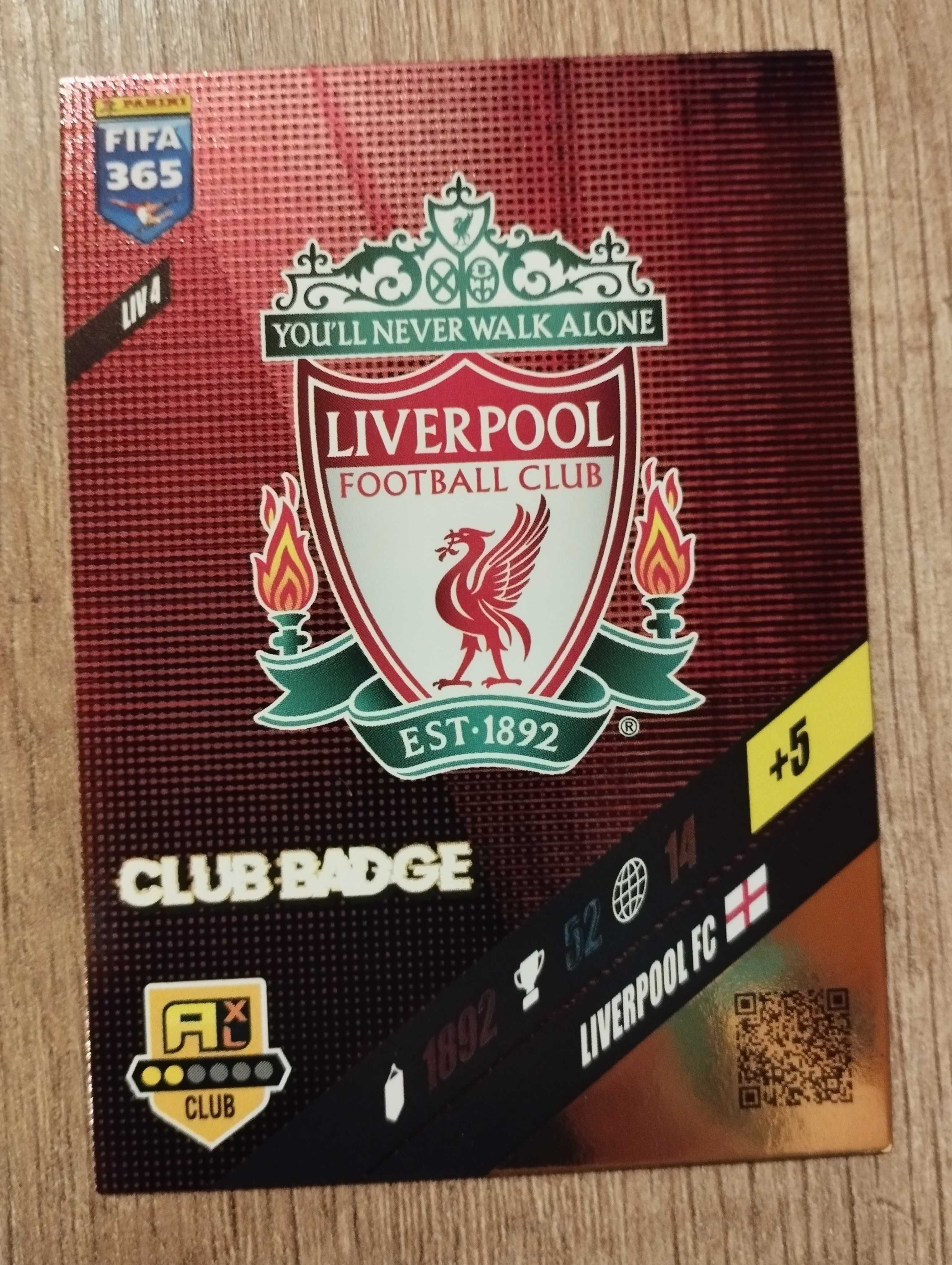 Liverpool club badge 2024 karta specjalna FIFA 365