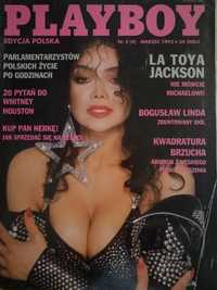 Playboy Marzec 1993 nr3(4) La Toya Jackson 1/93 unikat