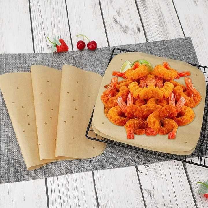 Papier Do Pieczenia Wkłady Airfryer Frytkownicy Beztłuszczowej 100szt