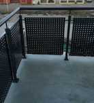 Blacha perforowana na balustrady, balkon