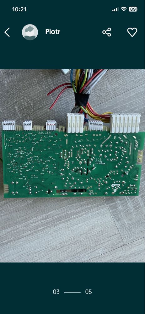 Ptyta gtówna pralki electrolux. EWX13611