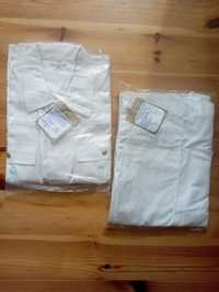 Ubranie robocze białe rozmiar 56 XXL