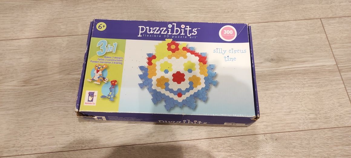 Puzzle, przestrzenne, puzzibits, Manhattan Toy