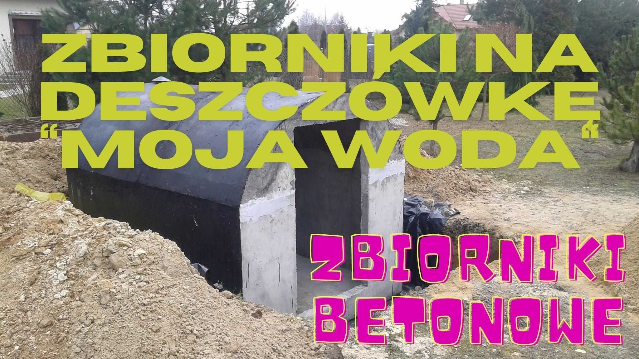 PIWNICA ziemianka szambo betonowe zbiornik betonowy kanały MOJA WODA