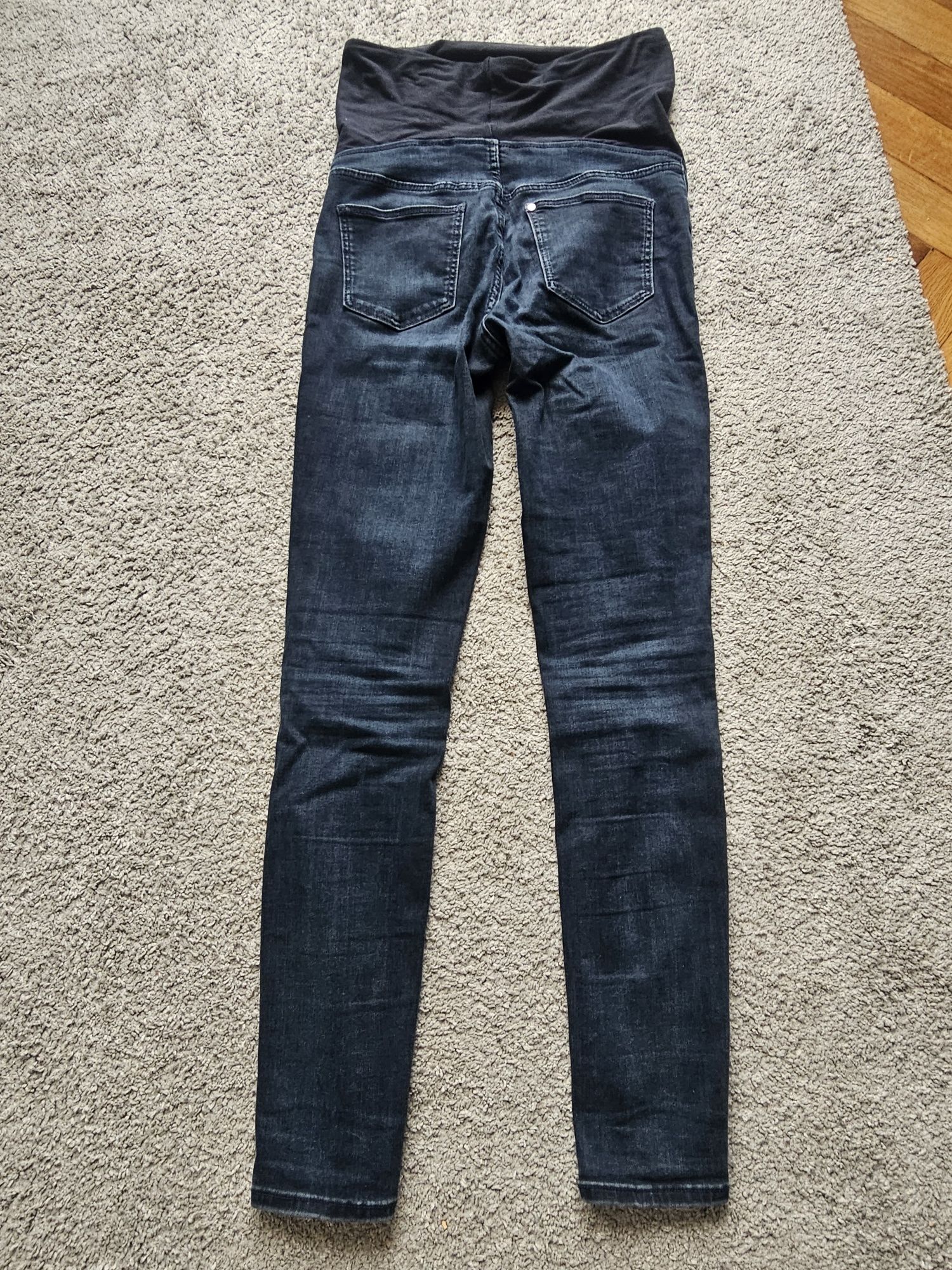 Spodnie jeansowe ciążowe H&M S super skinny