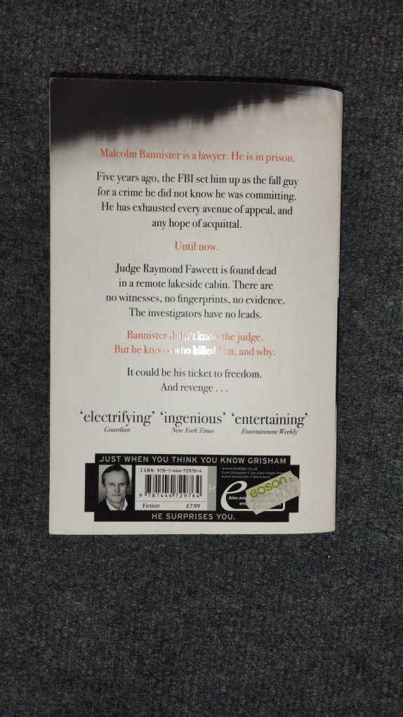 The racketeer John Grisham Рекетир Джон Грішем книга детектив трилер