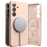 Ringke Silicone Magnetic Magsafe Galaxy S25 Pink Sand