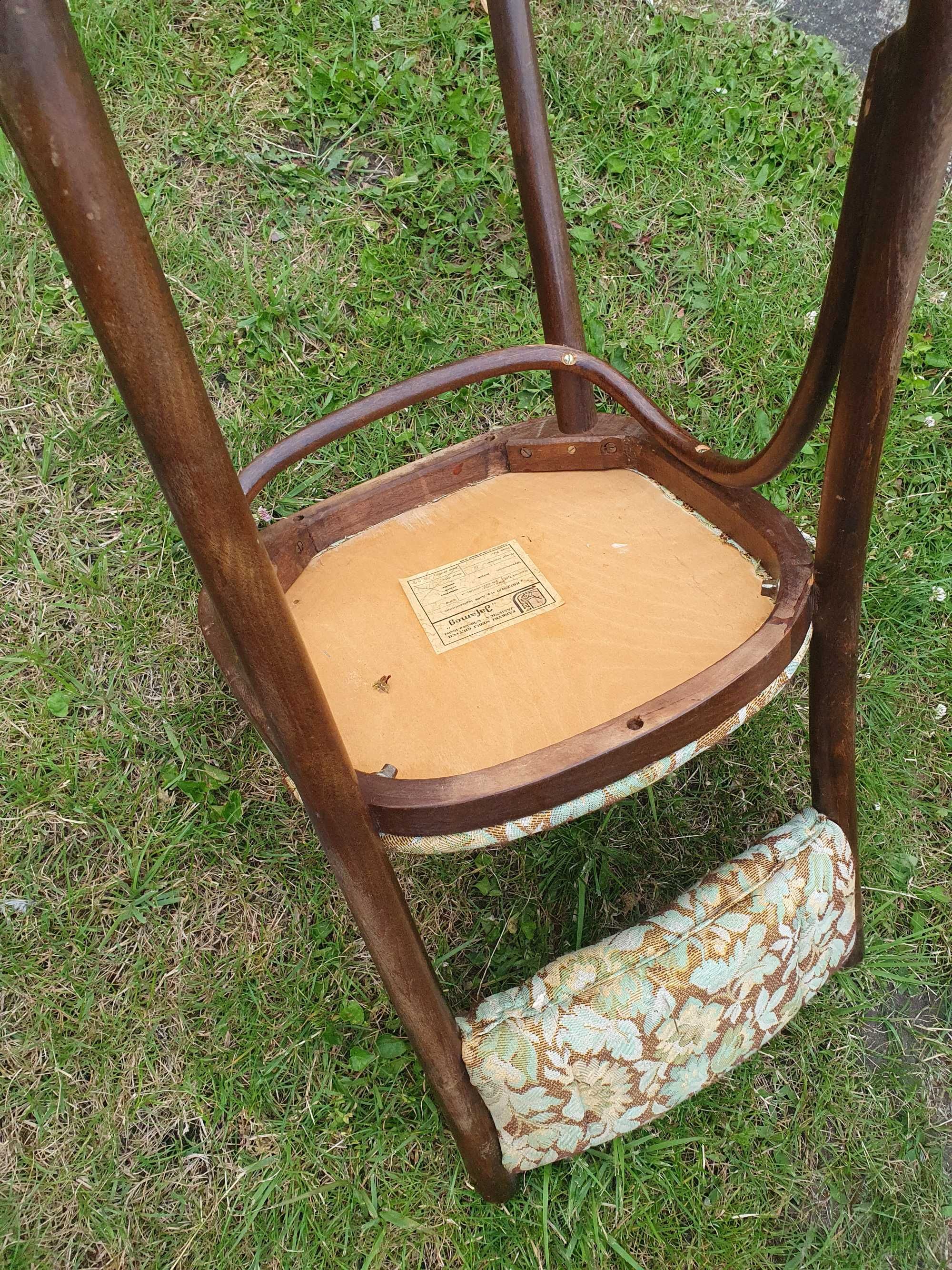 Jafameg oryginalne krzesło vintage A-88 orzech połysk 1989 rok