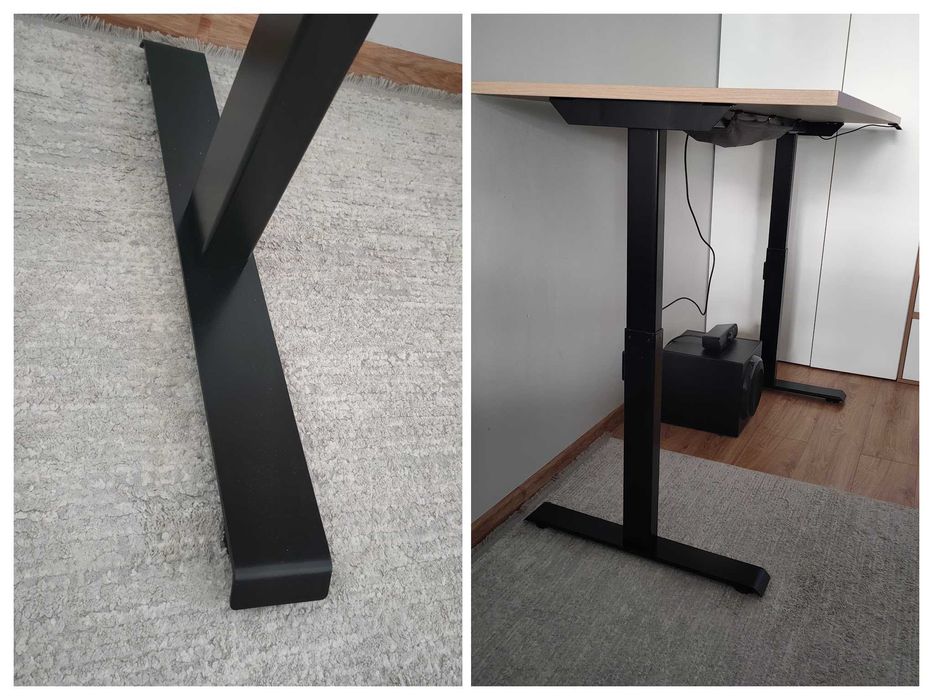 biurko elektryczne electric desk table meble stół 140x80