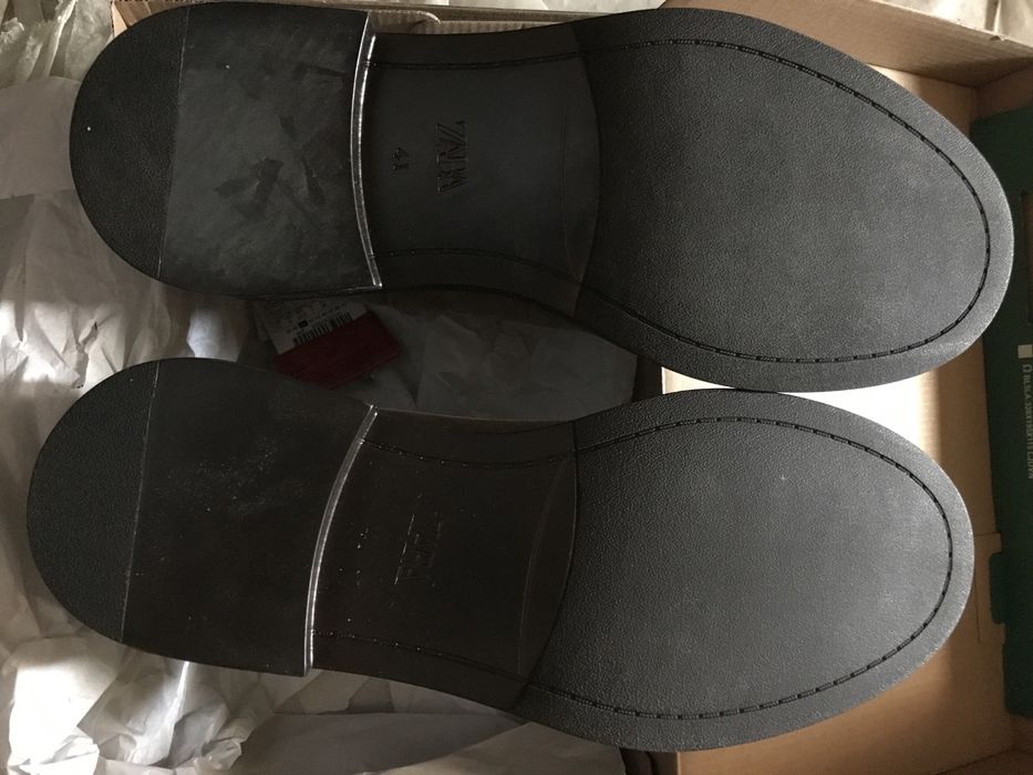 Zara оригинал челси кожа бежевые 41р