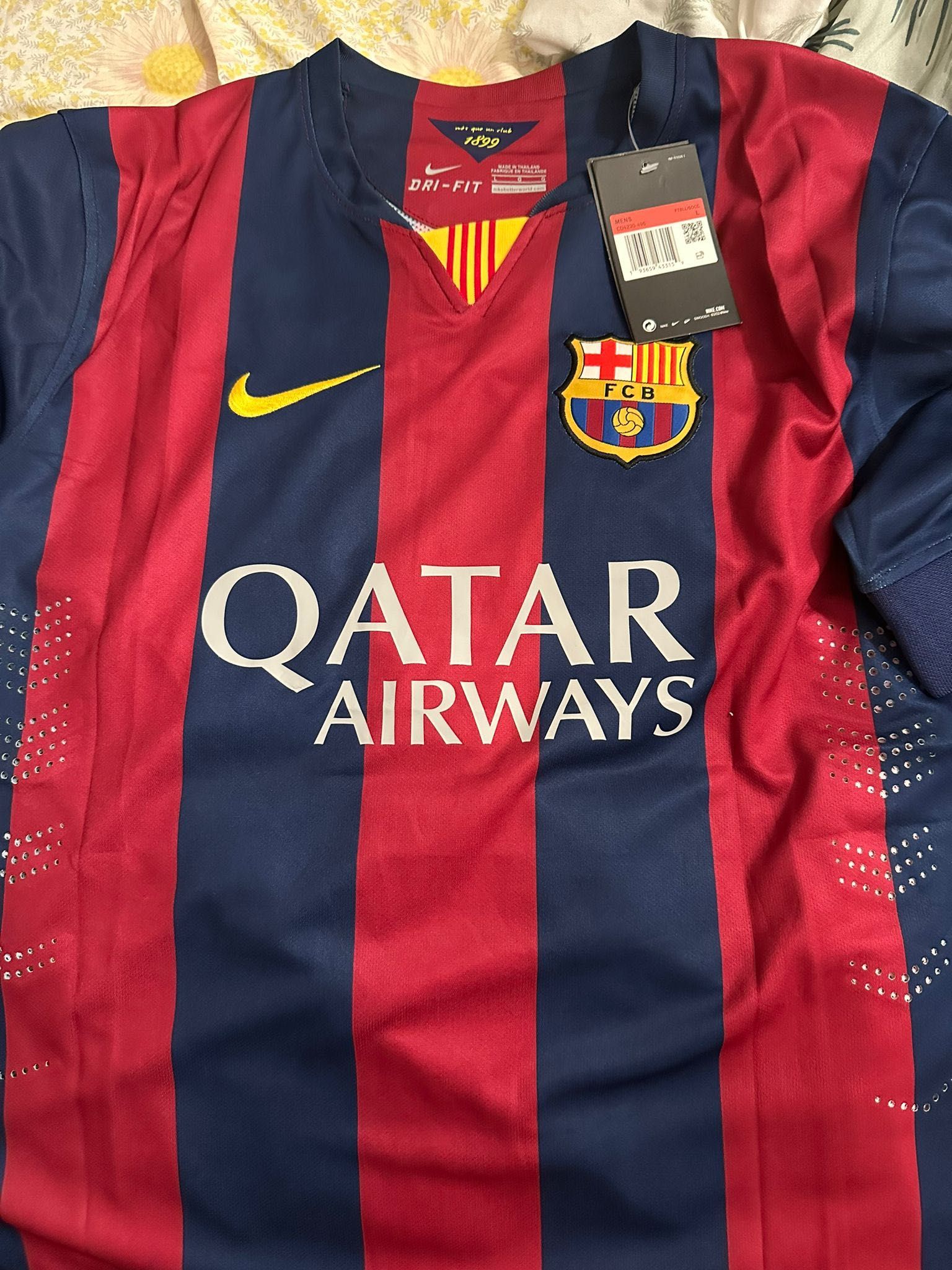 Camisola Barcelona e Real Madrid (Messi e Sérgio Ramos)
