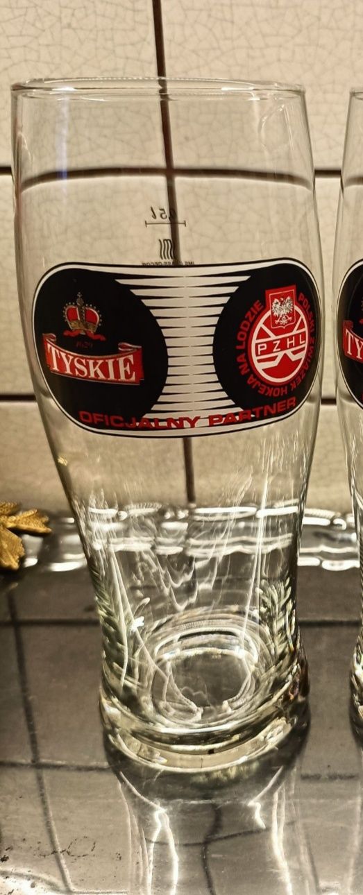 Szklanki TYSKIE kolekcjonerskie