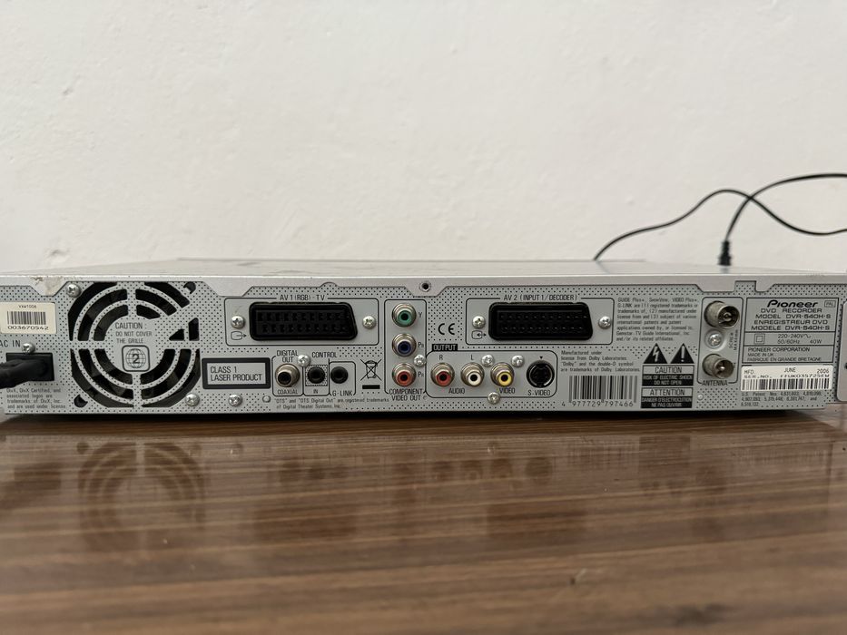 Odtwarzacz DVD Pioneer DVR-540H