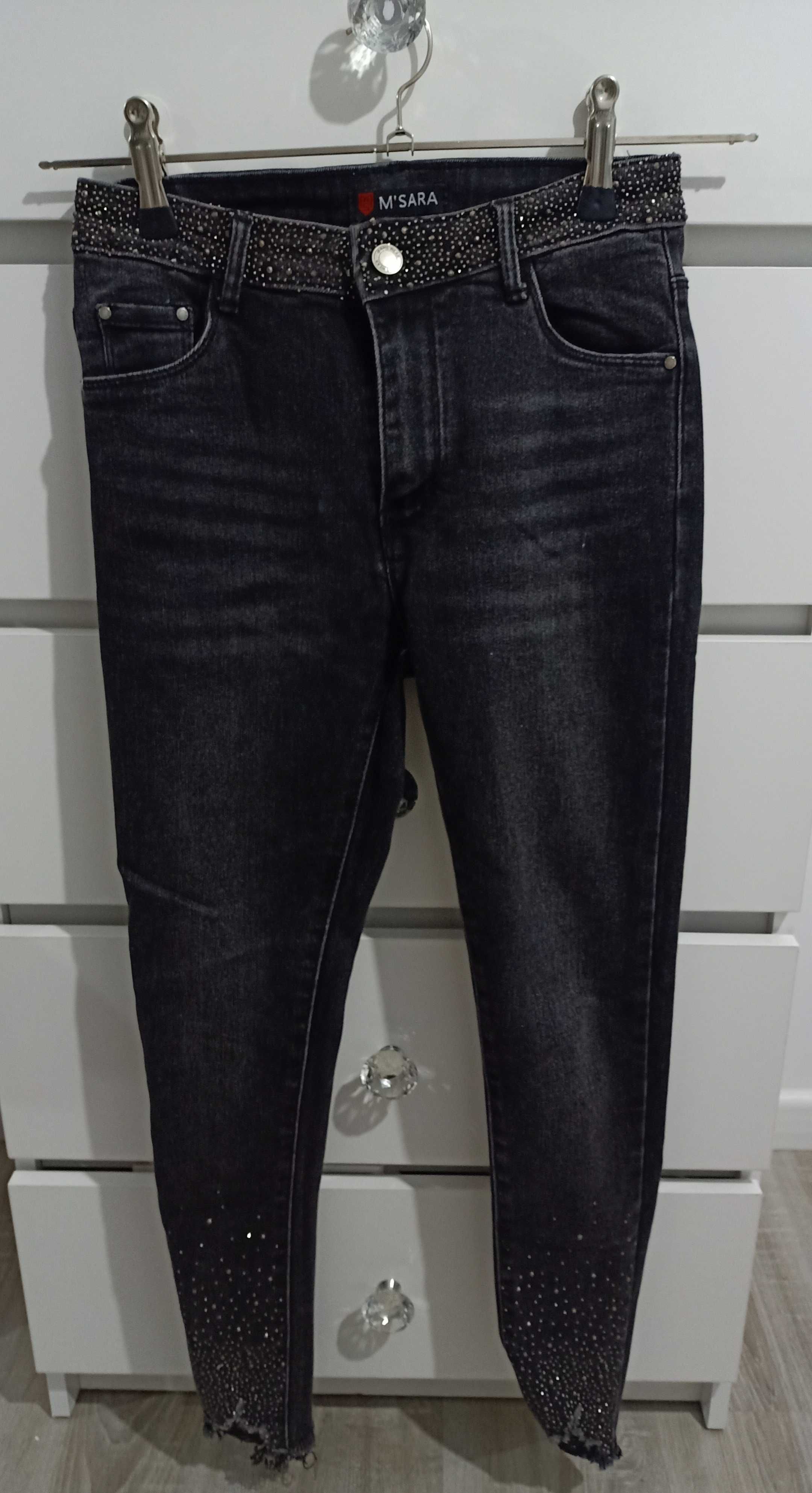 Jeansy damskie s/m MSARA jak nowe!