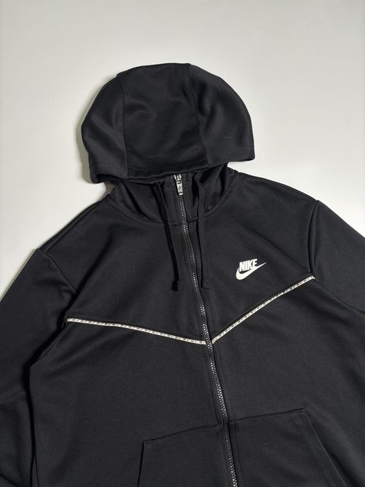 Чорний зіп худі nike tech fleece найк теч флис drill tn vm air shox dn