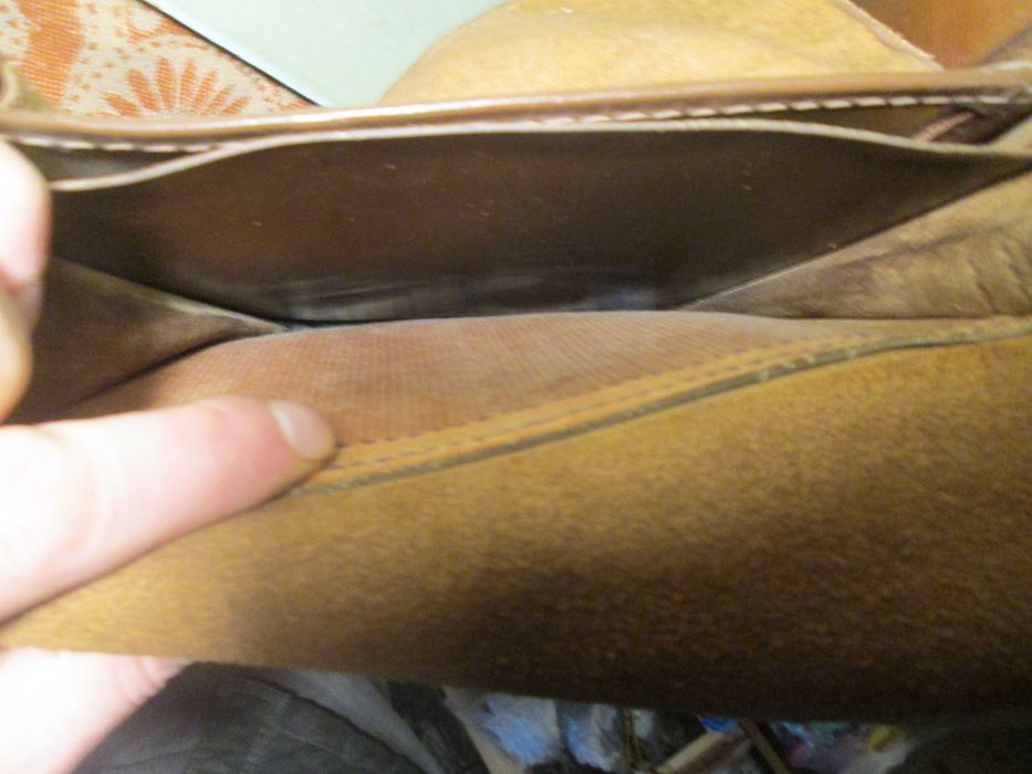 Планшет офіцерський розкладний. СРСР. Натуральна шкіра. 31 х 21 х 6 см