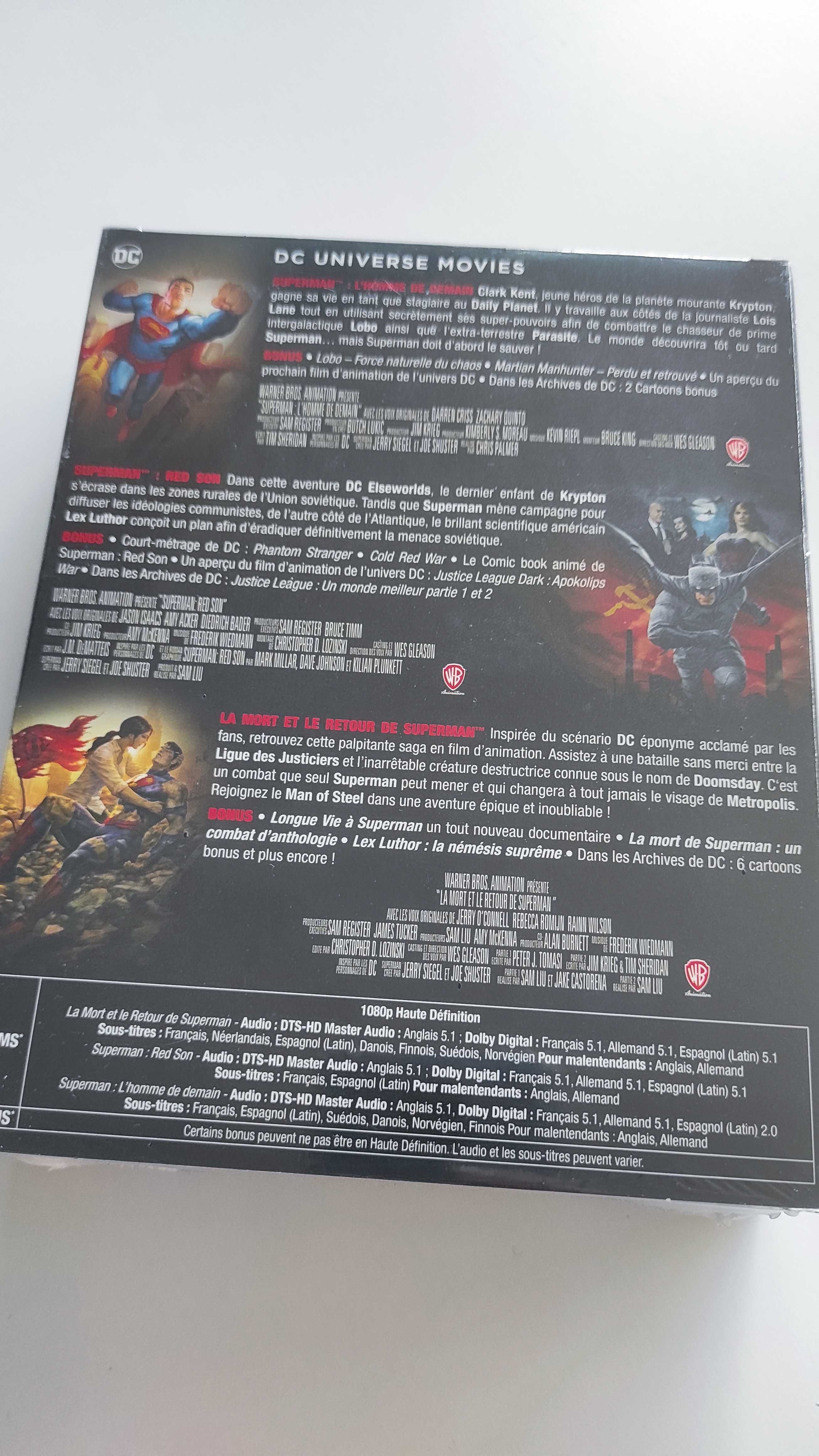 *Pack novo e selado* 3x Superman Blu-ray