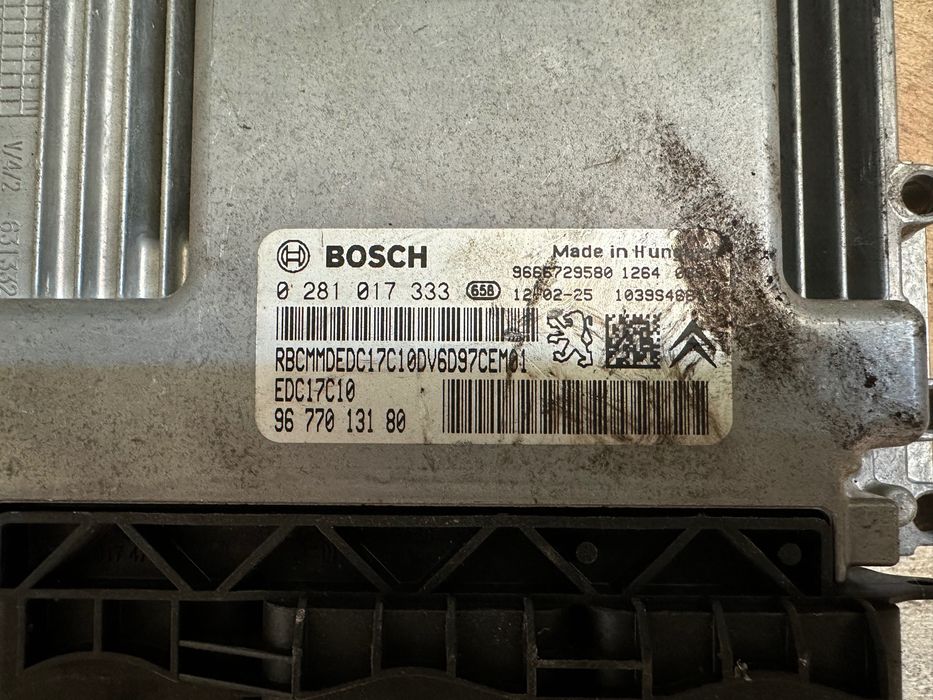 Centralina do Motor Peugeot  Citroen 1.6 HDI 96770.13180 \ 02810.17333