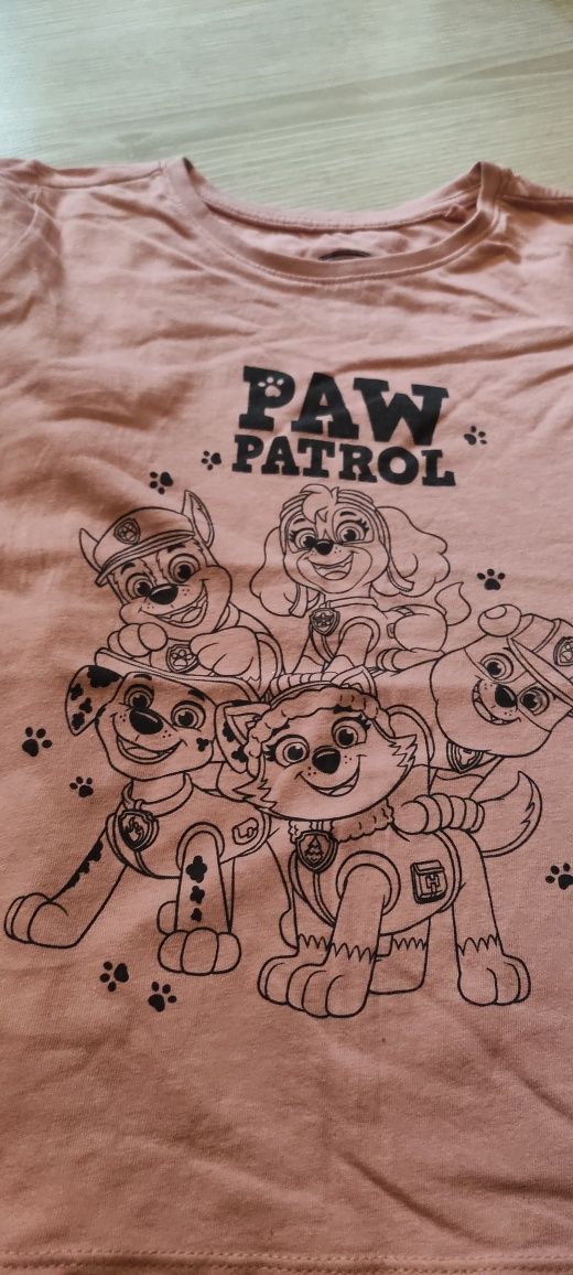 Bluzka t - shirt 2 szt psi patrol 128 Sinsay