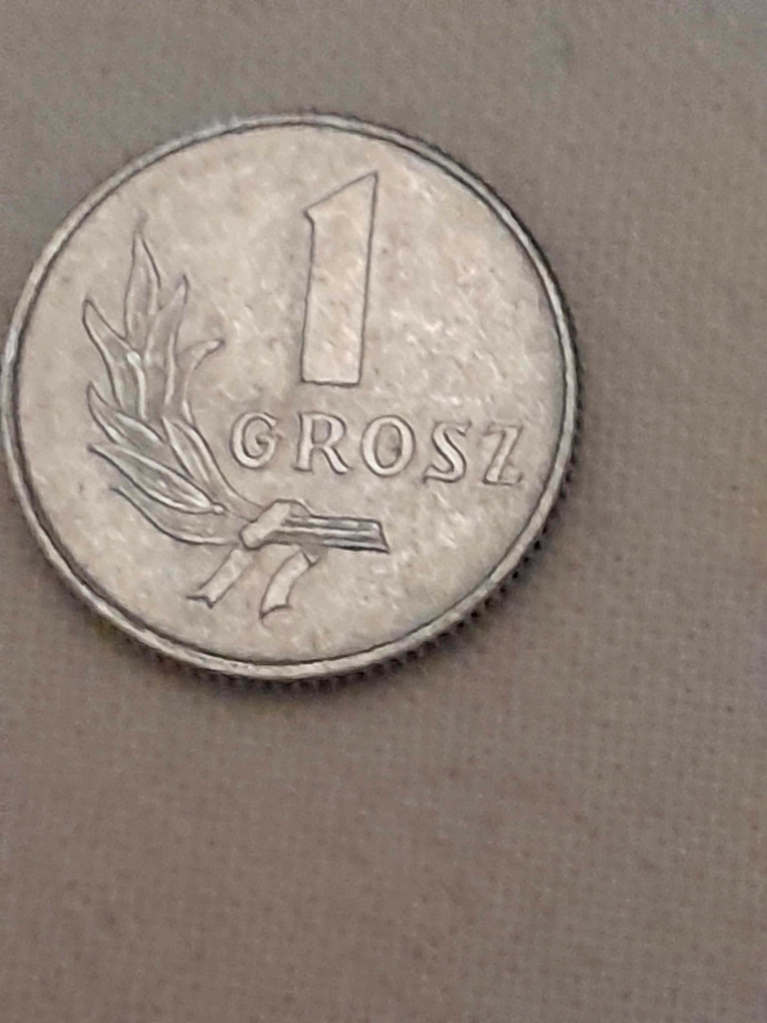 Sprzedam monetę 1 grosz z 1949 roku stan menniczy