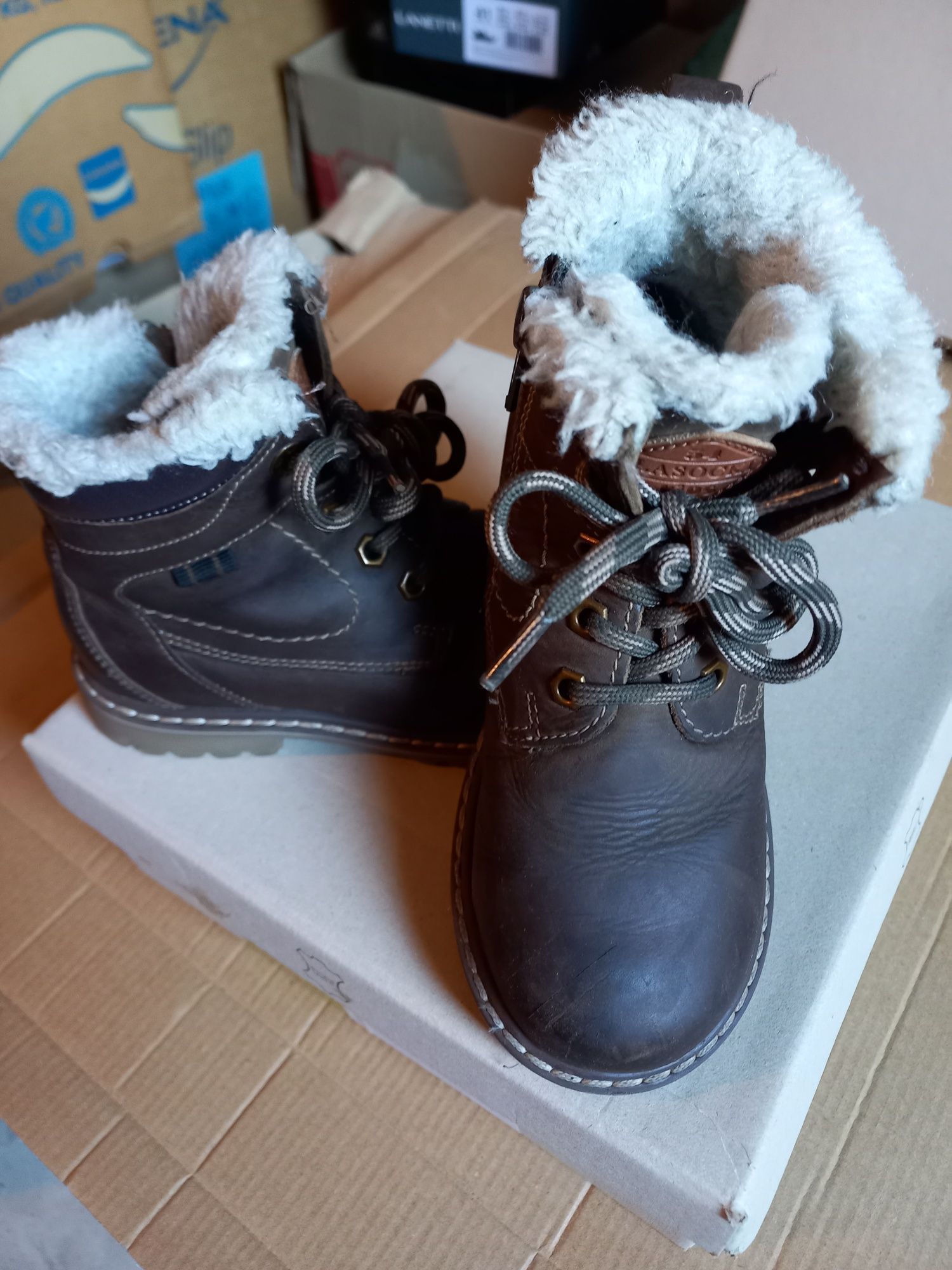 Buty zimowe chłopięce