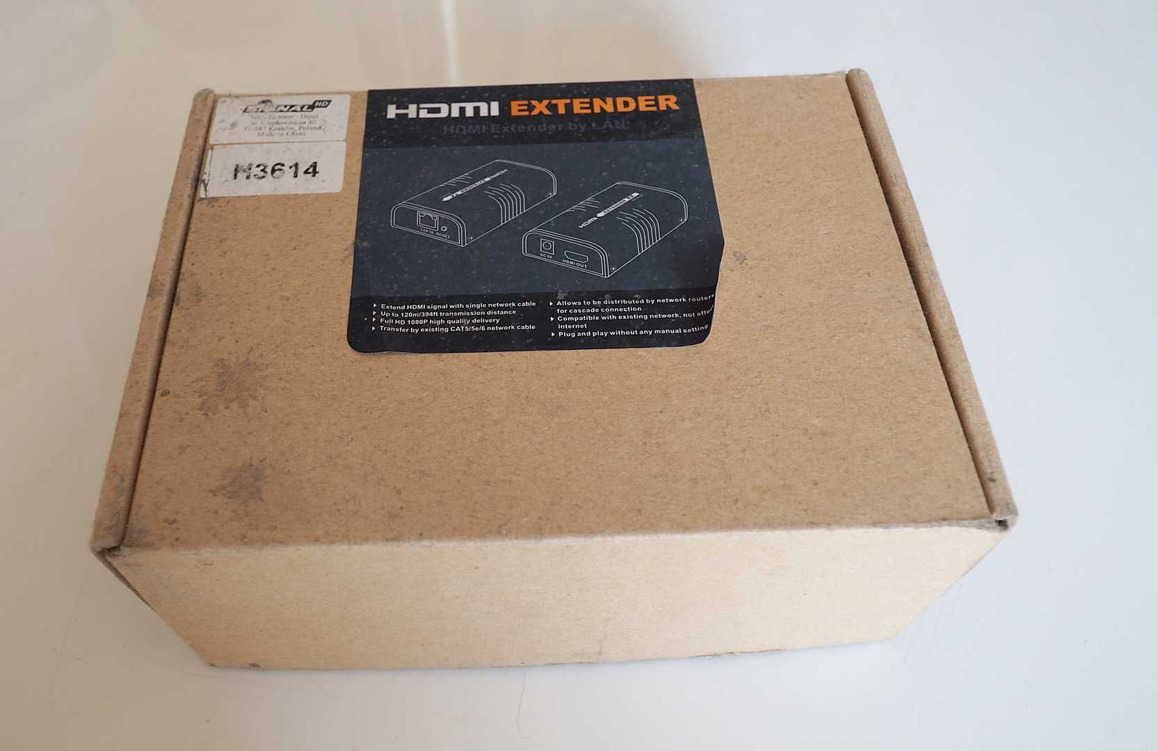 Extender HDMI konwerter HDMI do RJ45 V3.0