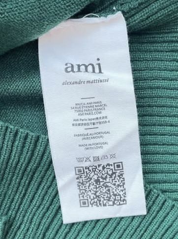 Sweat Ami Paris verde escura