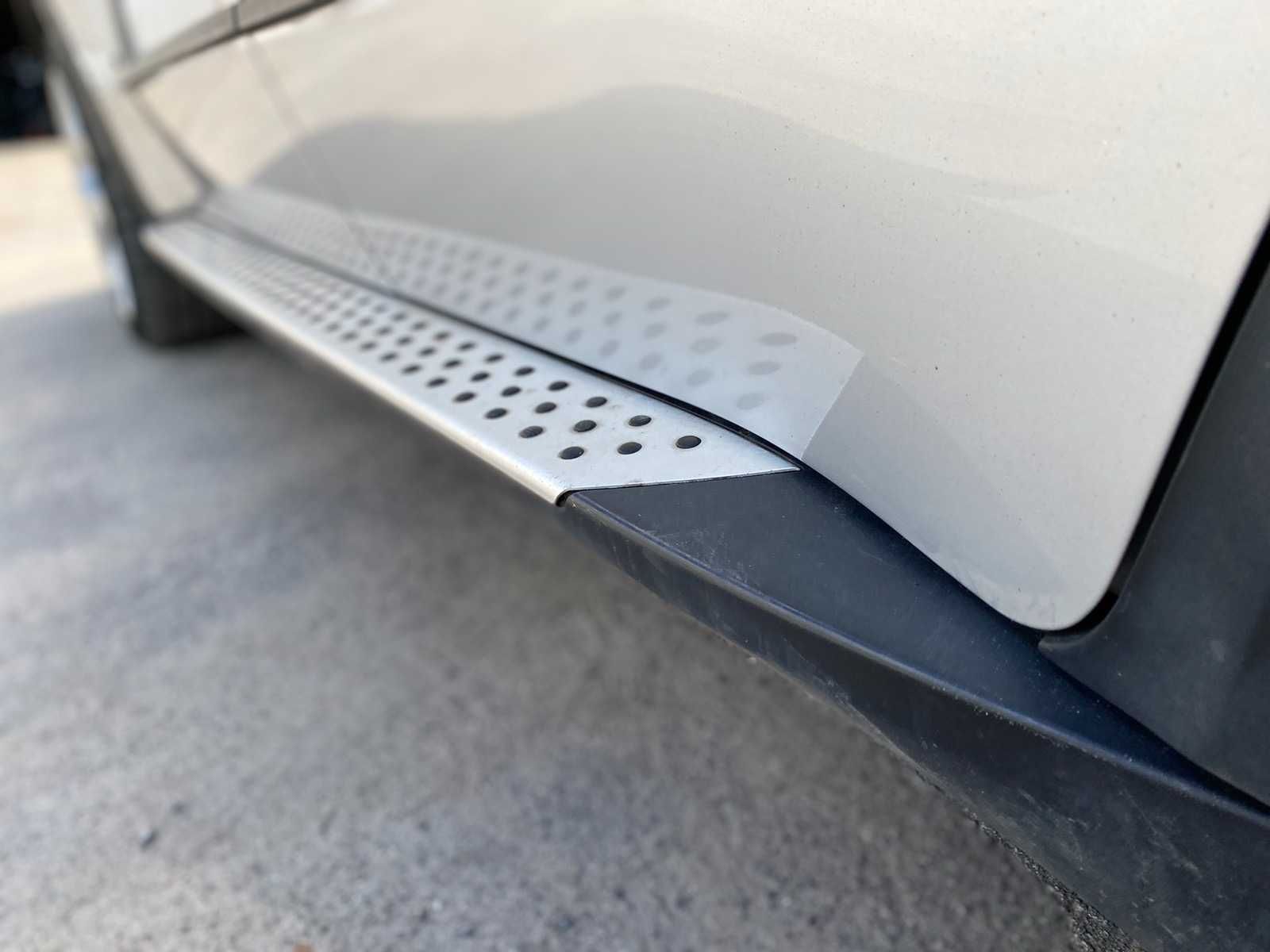 Алюминиевые пороги BMW X5 E70 Алюмінієві підножки БМВ Х5 Е70 порог