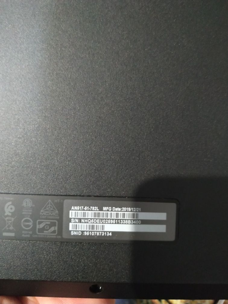 Ноутбук Acer Nitro 5 AN517-51