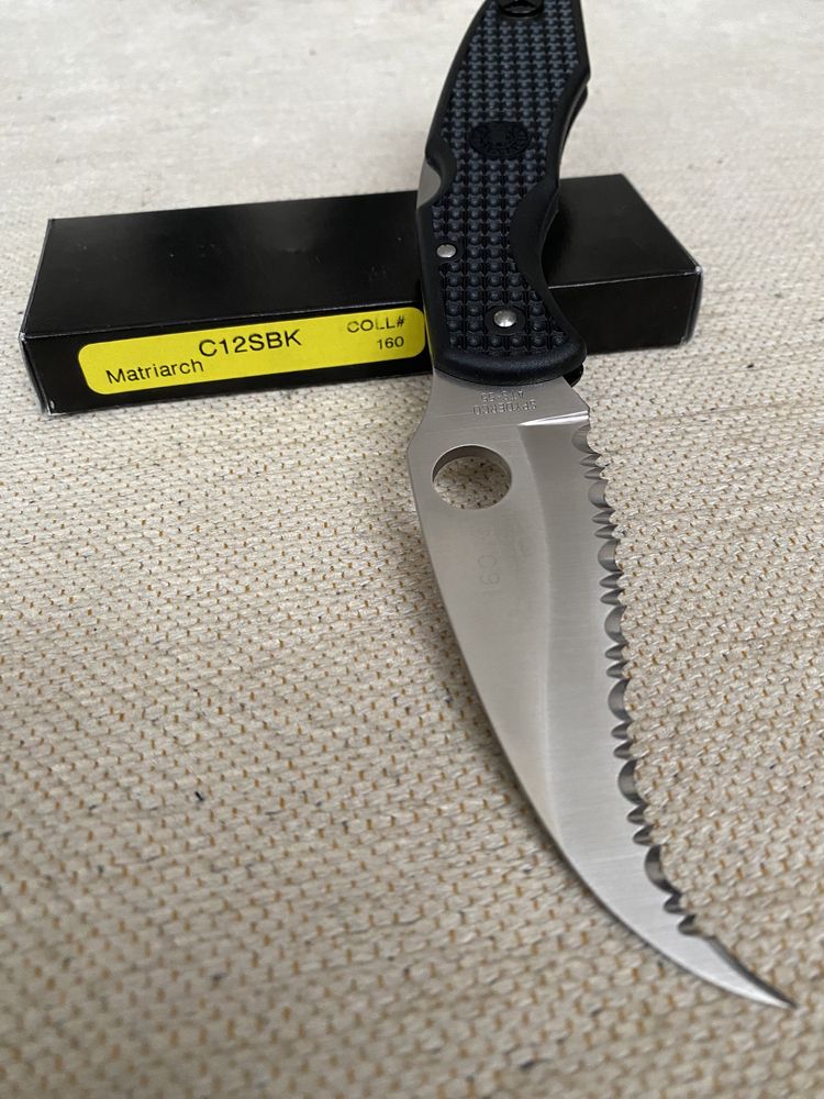 складний ніж Spyderco Matriarch ATS-55 #160 2001 рік Discontinued!