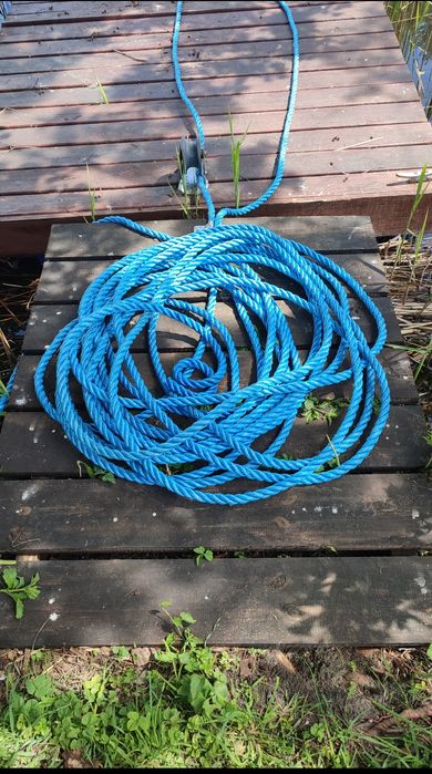 Lina robocza gruba polipropylenowa 24mm dł. 50m